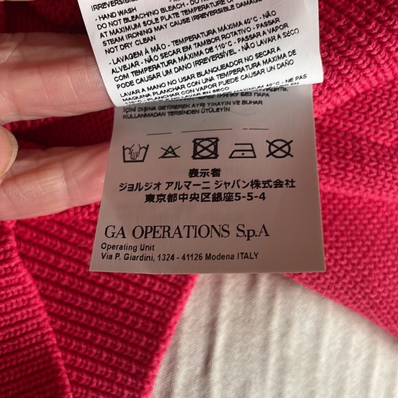Emporio Armani Pink Knit Top Size IT40 US Small - Picture 12 of 16